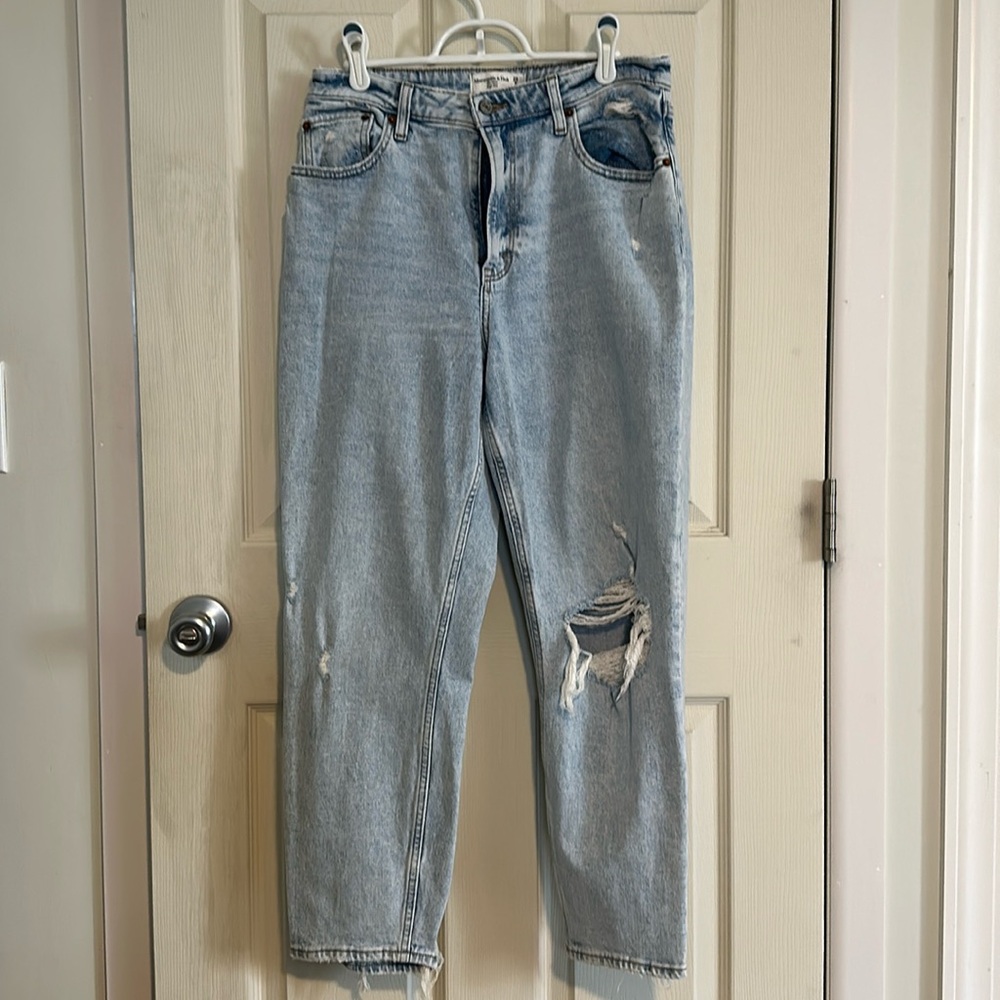 Abercrombie and fitch Curve Love High Rise Mom Jean size 29 (size 8)